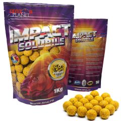 Boilies Solubil Senzor Impact  Solubile, Porumb, 20mm, 1kg