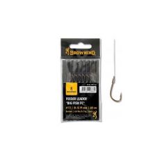 Carlige legate Browning Braid Feeder Leader Method Boilie Needle nr.6/10cm