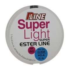 Fir monofilament P-Line Super Light Ester Line Clear 0.08mm/0.72kg/150m