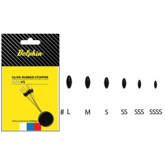 Opritor Delphin Rubber Stopper Olive - L