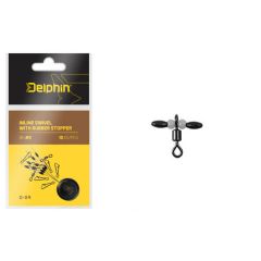 Swivel With Rubber Stopper Delphin Inline S