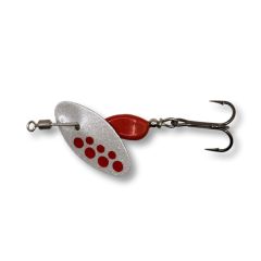 Lingura rotativa Bertilure Axat Pro Silver Micro2 2.9g, Pearl Trout, culoare Rosu