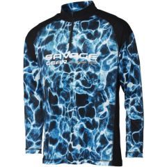 Bluza Savage Gear Marine UV Long Sleeve Tee Sea Blue, marime XL