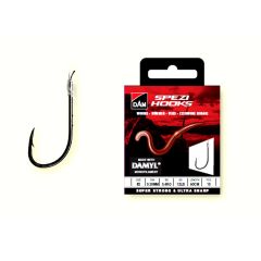 Carlige legate DAM Spezi Hooks Worms 0.20mm/60cm/nr.8