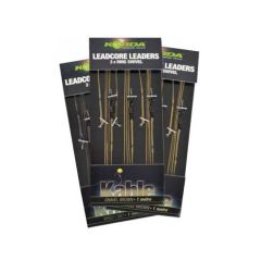 Kit monturi leadcore Korda Leadcore and Ring Gravel 1m