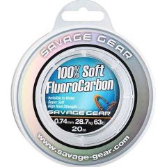 Fir fluorocarbon Savage Gear 100% FluoroCarbon 0.74mm/28.7kg/20m