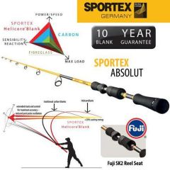 Lanseta Sportex Absolut 1.80m (model 2016), 20g