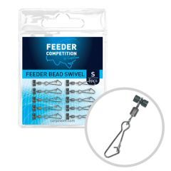 Agrafa + vartej Carp Zoom Feeder Bead Swivel S