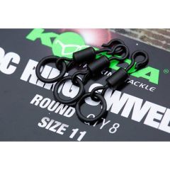 Korda Quick Change Swivel Range Agrafe + Varteje Nr.11