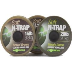 Fir textil Korda N-Trap Soft Coated 20lb, 20m - Weedy Green
