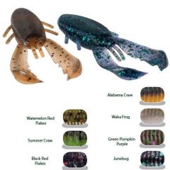 Creature Bait Colmic Herakles Bazzy Bug 8cm Green Pumpkin Purple