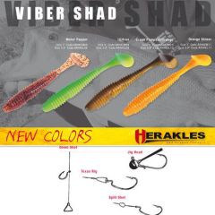 Shad Colmic Herakles Viber Shad 7.6cm Orange Shiner