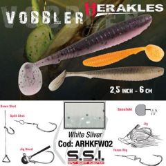 Shad Colmic Herakles Vobbler 6cm White Silver