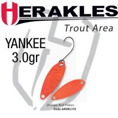 Lingura oscilanta Colmic Herakles Yankee 3g, culoare Orange Red Flk