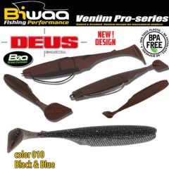 Shad Biwaa Deus 7.5cm, culoare 010 Black & Blue