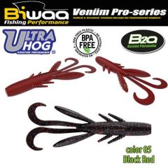 Shad Biwaa Ultra Hog 10m, culoare Black'n'Red