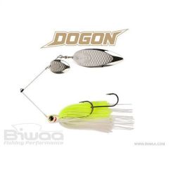 Spinnerbait Biwaa Dogon 14g, White Chart-Silver Blades