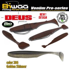 Shad Biwaa Deus 13cm, culoare Golden Shiner