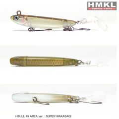 Vobler HMKL Micro Minnow i-BULL Area 4.5cm/2.4g, culoare Super Wakasagi