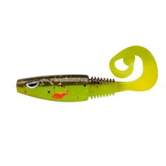 Shad Berkley Sick Curl 12cm, culoare Brown Chartreuse