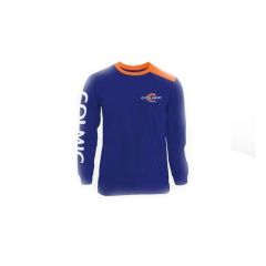 Tricou maneca lunga Colmic T-Shirt Long Sleeves Blue-Orange, marime M