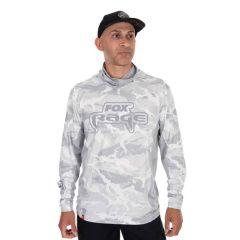 Bluza Fox Rage UV Hooded Light Camo Top, marime Small