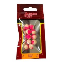 Boilies Benzar Mix Instant Bicolor Pop Up Garlic-Squid 7mm