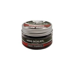 Boilies C&B Mini Semisolubil Squid Cranberry 12mm, 60g