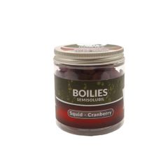 Boilies C&B Semisolubil Dumbells Squid Cranberry, 16-20mm, 150g