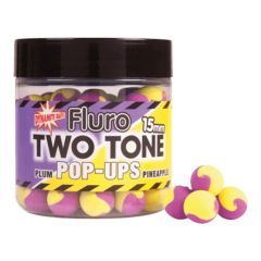 Boilies Dynamite Baits Pop-up Fluro Two Tone Plum & Pineapple 15mm