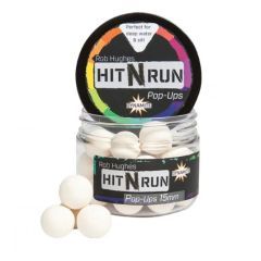 Boilies Dynamite Baits Pop-Up Hit N'Run 15mm - Bright White