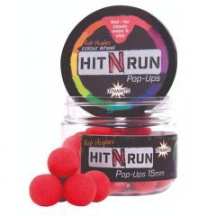 Boilies Dynamite Baits Pop-Up Hit N'Run 15mm - Red