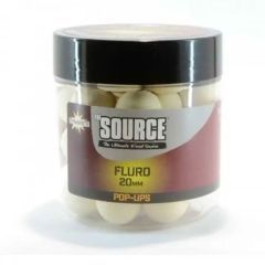 Boilies Dynamite Baits Pop-up The Source White Fluro 20mm