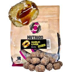 Boilies LK Baits Nutrigo Feed-Ex Miez Lichid Ficat si Usturoi, 20mm