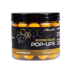 Boilies Nash Scopex Squid Pop-Ups 2024 Yellow 20mm, 75g