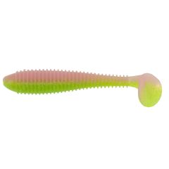 Grub Bass Assassin Lit'L Boss 9cm, culoare Electric Chicken