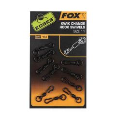 Fox Edges Kwik Change Hook Swivel, nr.11 Varteje rapide