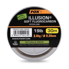 Fir fluorocarbon Fox Illusion Soft Naturals Green 0.39mm/8.6kg/30m