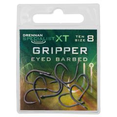 Carlige Drennan Specialist XT Gripper Barbed Eyed Hooks, Nr.14
