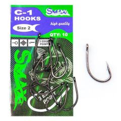 Carlige Smax C-1 Carp Barbed Hooks Nr.4