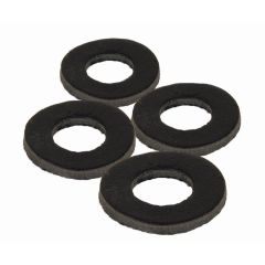 Saibe Fox Black Lebel Leather Washers 