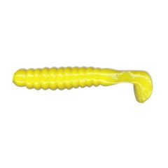 Grub Slider Crappie Panfish 3.8cm, culoare Yellow
