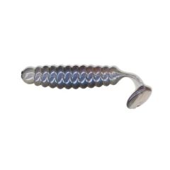 Grub Slider Crappie Grub 1.5" - Natural Pro Blue