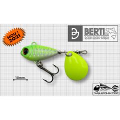 Spinnertail Bertilure Skeletonik Pro Fluo Nr.1 16g, culoare White-Chartreuse