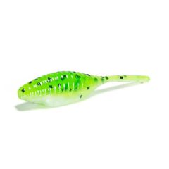 Bass Assassin Tiny Shad 4cm/0.9g, culoare Chartreuse Pepper Shad