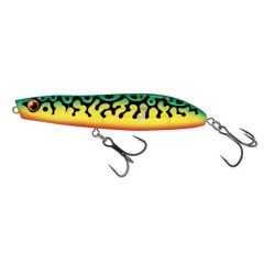 Vobler Salmo Rattlin Stick Floating 11cm, culoare Clear Green Tiger