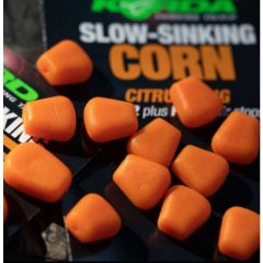 Porumb artificial Korda Slow Sinking Corn, Citrus Zing