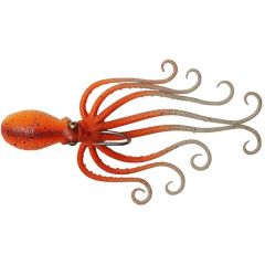 Creatura Savage Gear 3D Octopus 15cm/70g, culoare Orange Glow