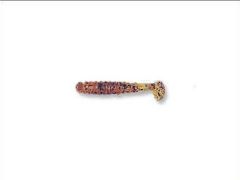 Grub Slider Crappie Grub 1.5" - Pumkin Black Flake