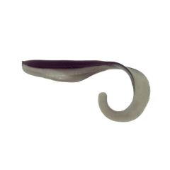 Shad Bass Assassin Curly Shad Walleye 10cm, culoare Black Shad